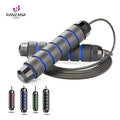 Adjustable Plastic Lightweight 180g Tangle-Free Bearings Jump Rope with Custom Logo for Gym Fitness