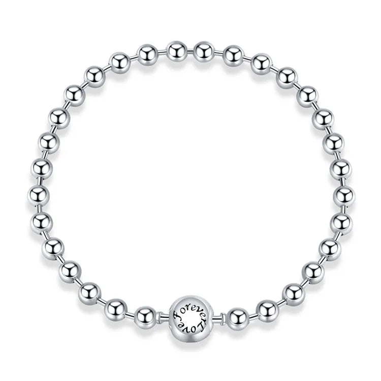 Qings Custom Luxury Birthday Gift 925 Sterling Silver Zircon Trendy Pendant Chain & Link Bracelet for Wedding Party