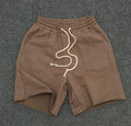 Men's Summer Sports Jogger Shorts OEM Custom Logo Acid Wash Vintage French Terry Cotton Fleece Gym Drawstring Plus Size