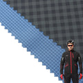 Customization Woven Dark Blue Nylon Lattice Fabric+customization Lattice Film Laminated Wind Coat Fabric