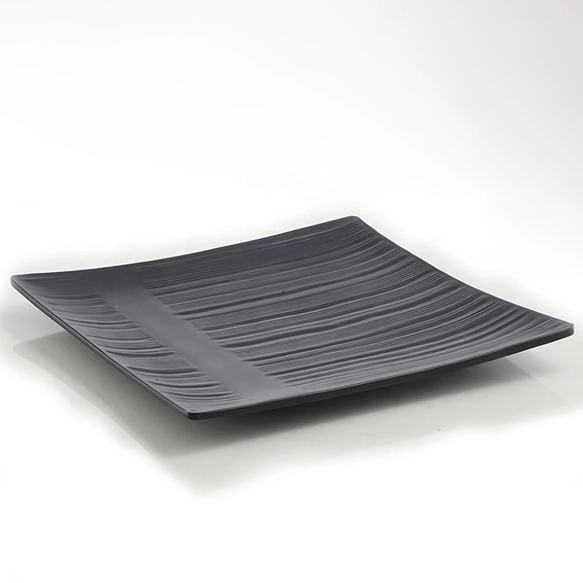 Black Matte Color Sushi Serving Plates Melamine square Plates Dinner Assiette Plate Carree MegaBDM
