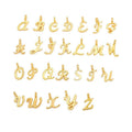 Alphabet ABC Alloy A-Z Letter Charms Alphabetic DIY Jewelry Making for Children for Necklace Bracelet Earrings Crafts