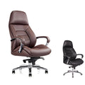 Stylish China Supplier Height PU Leather Adjustable New Ergonomic High Back Aluminum Armrest and Leg Executive Office Chairs