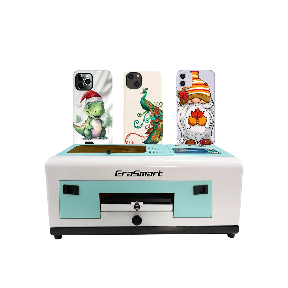 For Digital Small Desktop Cloud Inkjet UV Xp600 Flex Flat Bed Printing Machine APP WIFI Wireless Phone Case Printer