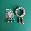 2pcs 1.5m Adjustable Hanging Wire Kit Ceiling Mounted LED Channel Aluminum Profile Track Hanging Lights Hanging Cable Kit Wire