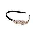 New Metal Luxury Hair Band Rhinestone Bow Headbands Women Fashion Crystal Hair Accessories