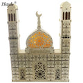 Ramadan Countdown Calendar DIY Wooden Eid Mubarak Ornament Drawer Party Decor Wood Ramadan Decoration SD843