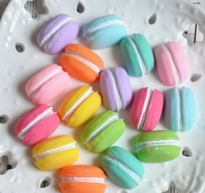 Macaroon Cookies Small Cabochon Phone case Nail Art Decoration Resin Flatbacks Diy Decoration