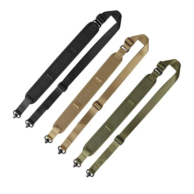 Sling Padded Shoulder Strap Tactical Quick Detach 2 Point Adjustable Length With QD Quick Release Buckle Hunting Belt Accessory