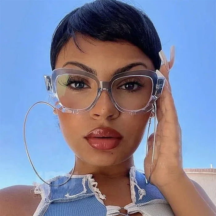 Women Retro Fashion 2022 Cateye Crystal Sunglasses Diamond Cut Retro Vintage Crystal Border Sunglasses