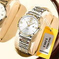 POEDAGAR Luxury Woman Watch High Quality Waterproof Luminous Date Ladies Watch Stainless Steel Women's Quartz Watches Reloj