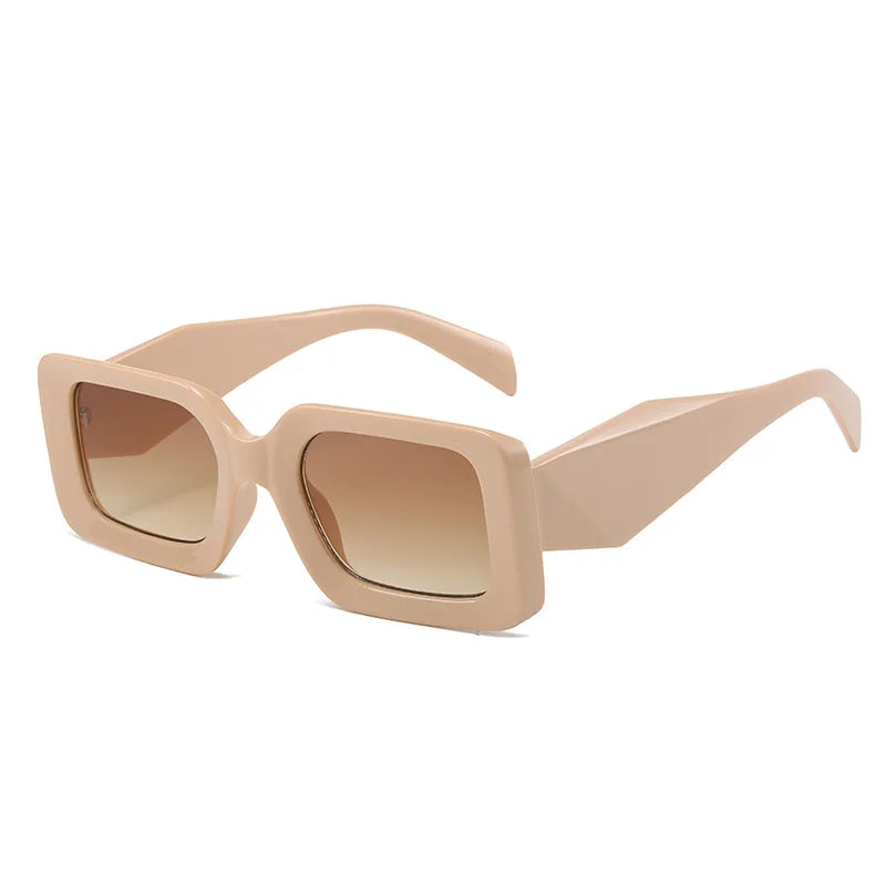 STORY Wholesale Luxury Designer Shades Modern Chunky Sun Glasses Square Frame Irregular Leg Sunglasses for Women