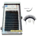 Handmade 0.15mm Thick Individual Eyelash Extensions Easy Fan Classic B C CC D DD Curl Korean Style Black 5pcs Volume Eyelashes