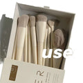 10 Makeup Brushes Set Makeup Brush Set with Box White Makeup Brush Set