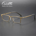 Design Custom Eyeglass Vogue Vasos Optics Small Spectical Eyewear Designer Eye Wear Glasses Pure Titanium Optical Frames for Men