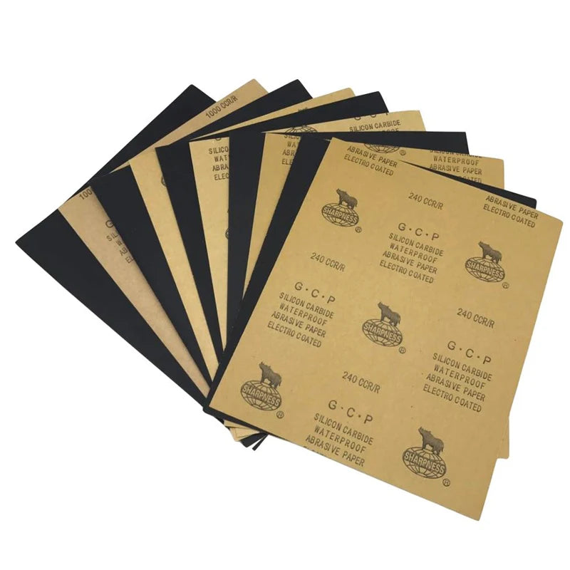 Hot Sale 10mm Silicon Carbide Abrasives Sandpaper Customizable OEM for Grinding Polishing Metal Wood Car Sharpening Stones