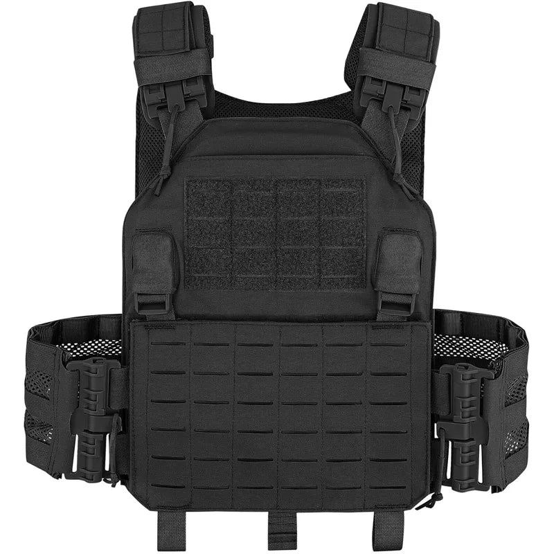 1000D Quick Release Molle Vests Training Fashion Outdoor Mens Cordura Modular Black Plate Carrier Tactical Vest for Men