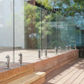 New Design Tempered and Laminated Glass Railing Balustrade Mini Post Railing System for Balcony