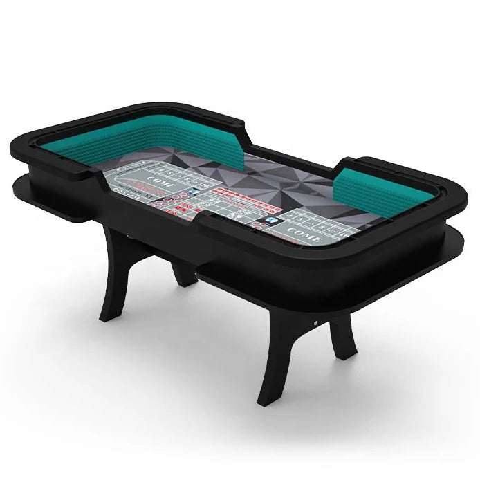 YH 144inch Casino Luxury With Dices Set Customized Logo Poker Cloth Gambling Craps Table
