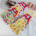 Manufacturer Spring Summer New Pet Cat Clothes Breathable Printed Sling Skirt Dog Dresses Shirt