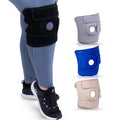 Plus Size Sports Knee Brace Adjustable Compression Patella Support with Silicone Spring Straps