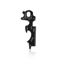 8 in 1 Outdoor Stainless Steel Keychain Multi-function EDC Tool Buckle Tweezers Nail File Bottle Screwdriver Bottle Opener