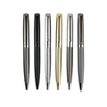GemFully Hot Selling 2024 New Product Blue Ink Ballpoint Pen Black Metal Pen Roller Ball Pens for Sublimation