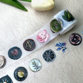 Custom High-End Journal Precut Raised 3D Gloss PET Tape Stickers Roll Manufacturer