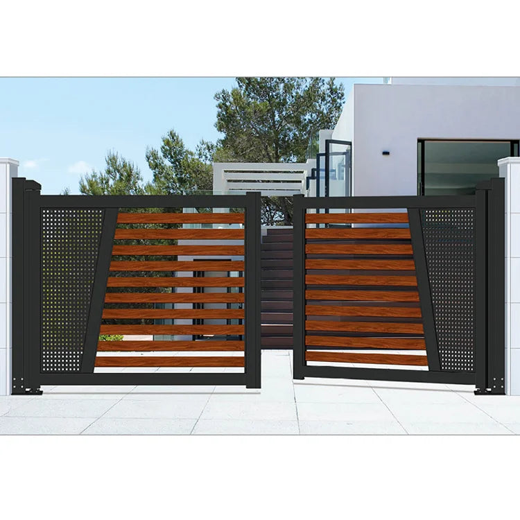 Strong and Stylish 14ft Iron Gate Swing Fencing Trellis Gates Garden