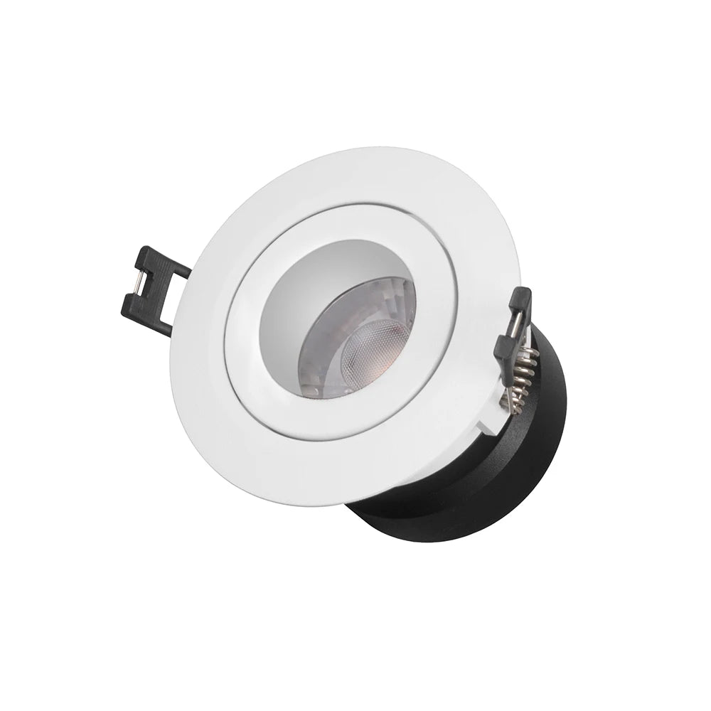 Factory Direct Sales 8w Recessed Downlight 2-way Rotatable Led Downlight Recessed Spotlight with 5 Years Warranty