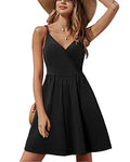 Sundress/5% Spandex Women's Casual Skater Mini Dress Sleeveless Backless Design for Summer Wholesale Availability Dress