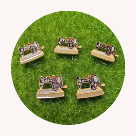 Wholesale 100Pcs/Lot 19*25MM Enamel Jewelry Sewing Machine Charm Pendant Dangles for Bracelet Necklace or Zipper Pull Decor
