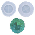 C-0305 DIY Resin Epoxy Silicone Geode Round Dish Mold Irregular Plate Fruit Storage Plate Decoration Silicone Mold
