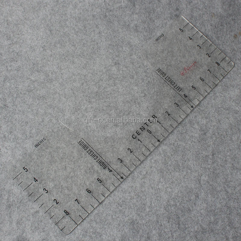 Factory Supply 1pcs T Square Ruler 30cm Plastic T Shape Ruler Clear Transparent Measurements Straight Ruler Measure Tool