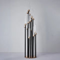 Metal Wedding 8 Arm Candle Holder Gold Wedding Table Centerpiece Acrylic Glass Candle Holder Candlestick Holder