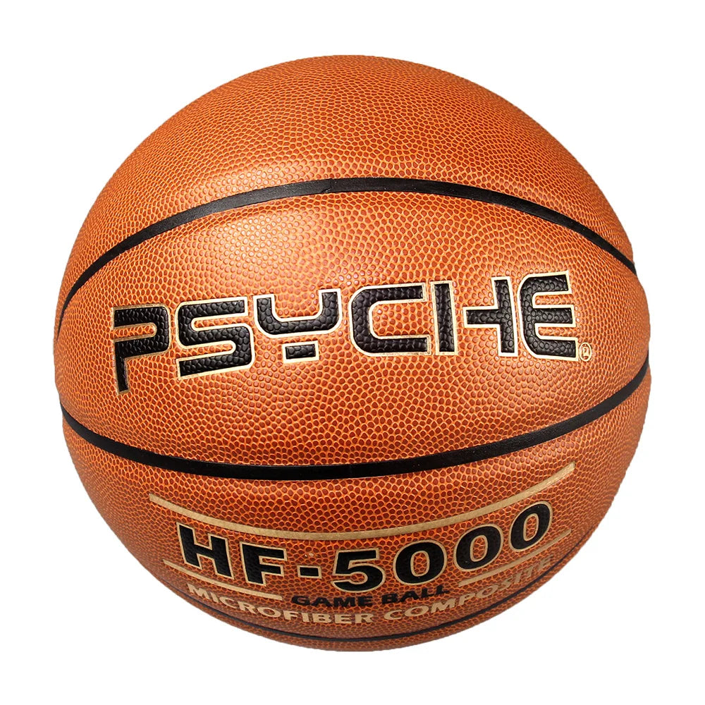 Customized Size 7 Microfiber PU Basketball with Your Logo for Indoor Games