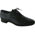 Comfortable Black Genuine Leather Latin Salsa Dancing Shoes for Men Boys Zapatos De Baile Size US 4.5-13.5 Heel Height 2.5cm