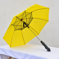 Misting Cooling Umbrella - Battery-Powered Fan Portable Outdoor for Beach Festival & Summer Activities