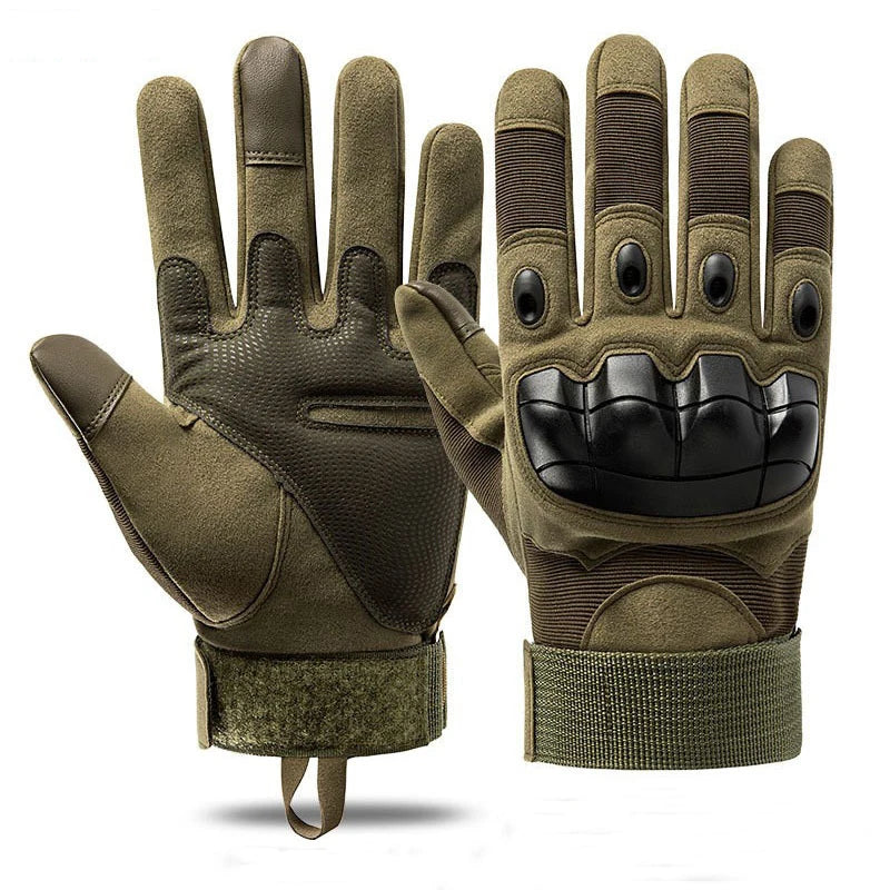 Tactical Outdoor Full Finger Gloves Touch Screen Gloves Shooting Tactical Knuckle Gloves