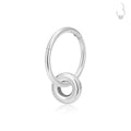 Children's DIY Jewelry Accessories ASTM F136 Titanium O Rings Clip for Pendant Necklace Bracelet Gold Plated Fashion for Wedding