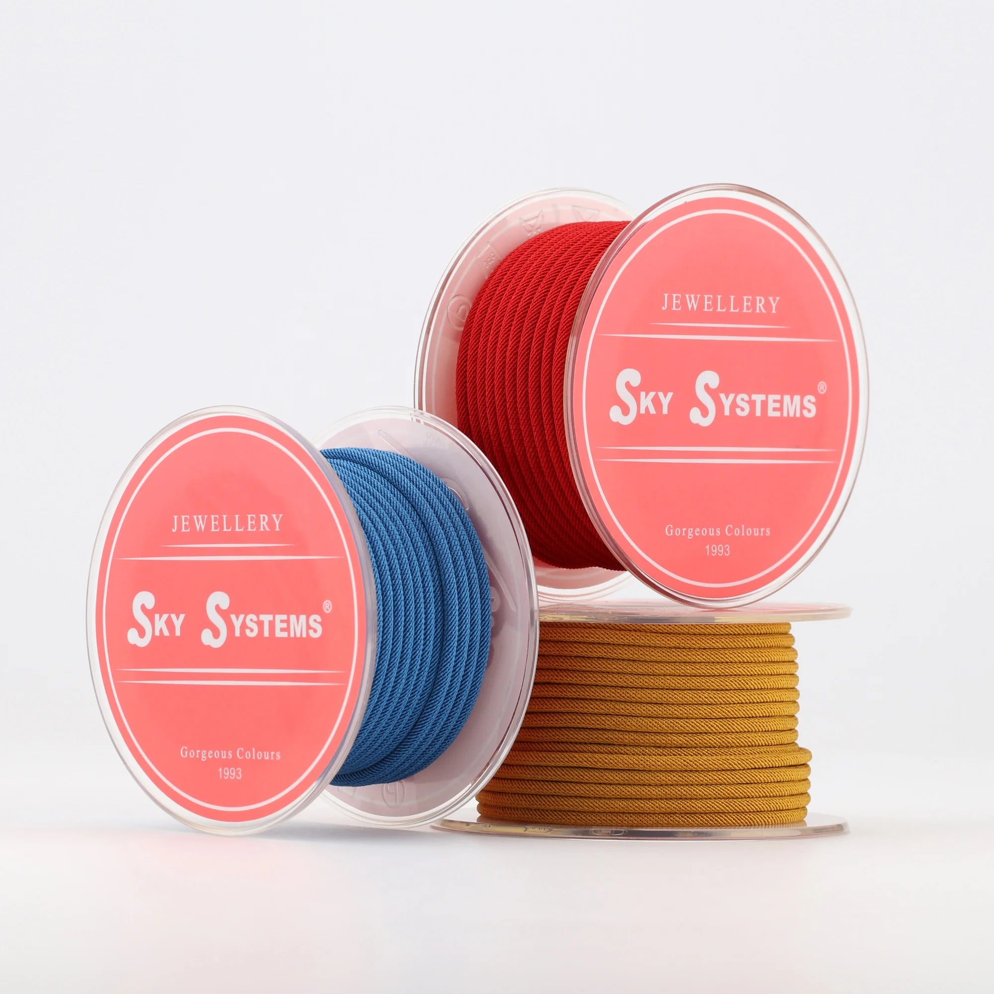 SKY ML221S 3mm Jewelry Cord Polyester Cord Jewelry Accessories Bracelet Necklace Material 81 Colors
