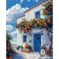 CHENISTORY Acrylic Paint Diy Painting by Numbers for Adults Kits House Picture on Numbers Crafts for Home Decors
