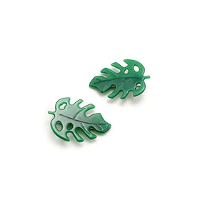 European and American Hot Selling Lucky Green Leaf Acetate Hairgrip St. Patrick's Day Monstera Hair Clip for Women Bangs Clip