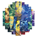 30PCS Aesthetic Landscape Bookmark Night Scene Bookmarking