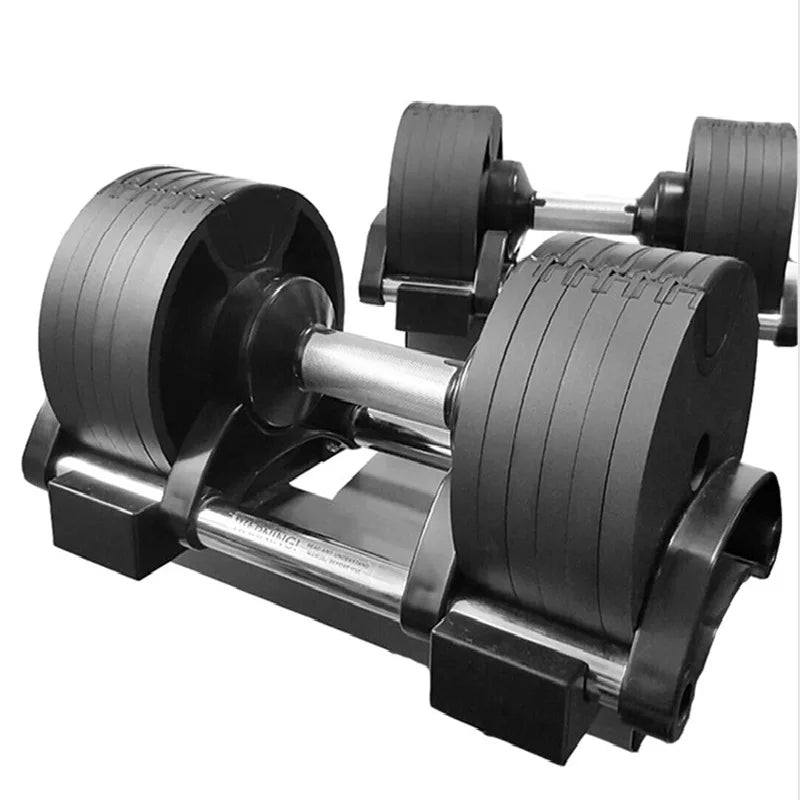 Strength Training Free Weights 32KG Quick Lock Adjustable Dumbbell Core Fitness Weight Lifting 32KG Adjustable Dumbbell Set MegaBDM
