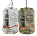 Best-selling Manufacturer's New Design Europe Coca-Cola Collection Folk Art Medal Dog Buckle Brand Bead Chain UV Printing