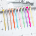Cartoon love Shape Ballpoint Pen Office Student Stationery Metal Pen Laser logo Customization Hotel Advertising Gift Pen