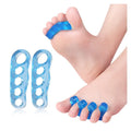 Soft Gel Silicone Flexible Yoga Finger Toe Separator Convenient Straighteners for Separating Toes