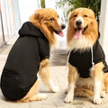 Waterproof and Warm Fleece Lined Hooded Sweater Pet Dog Coat Dog Zipper Pocket Hoodie