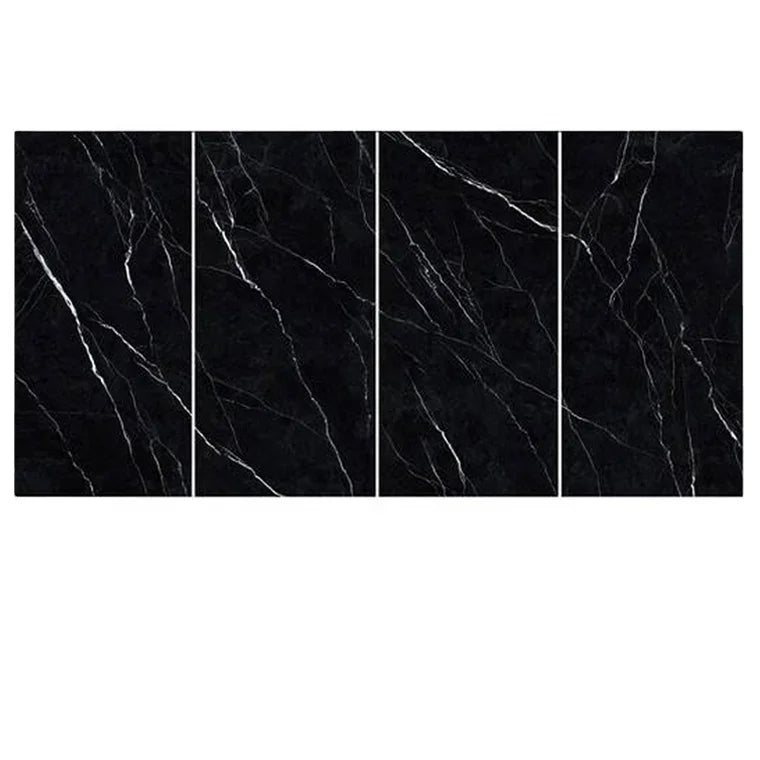 Large Format Polished Porcelain Marble Slab Tile 900x1800mm 9mm Thick for Living Room & Outdoor Use Modern Design